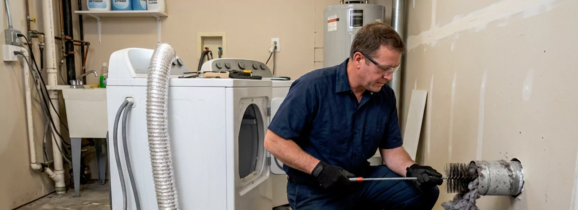 Clogged Dryer Vent Repair in Middletown, New Jersey