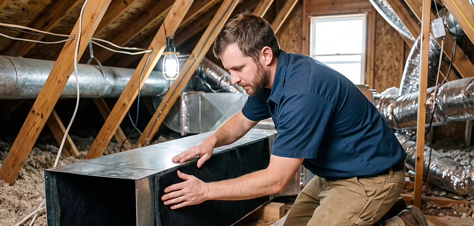 Acoustic Duct Liner Installation in Middletown
