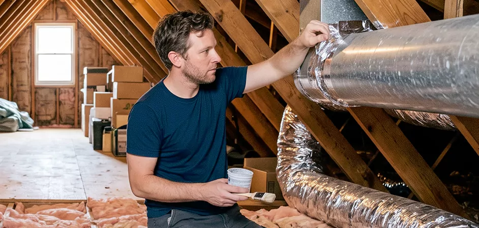 Duct Board Leak Repair in Middletown