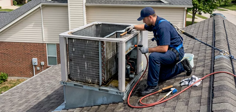 Rooftop Unit Cleaning in Middletown