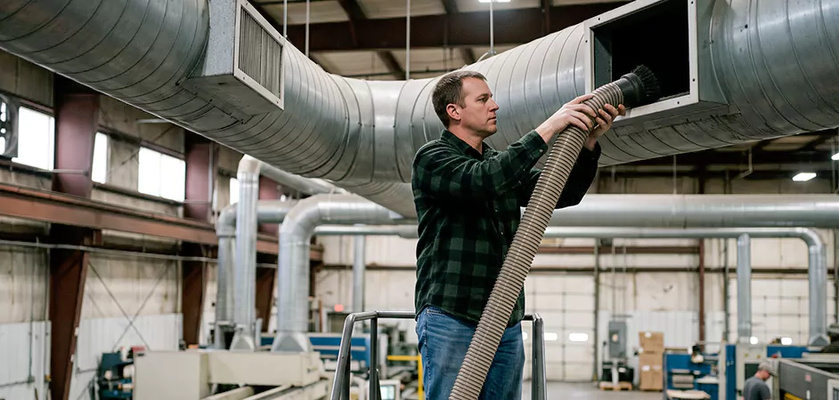 Post-Construction Duct Cleaning in Middletown