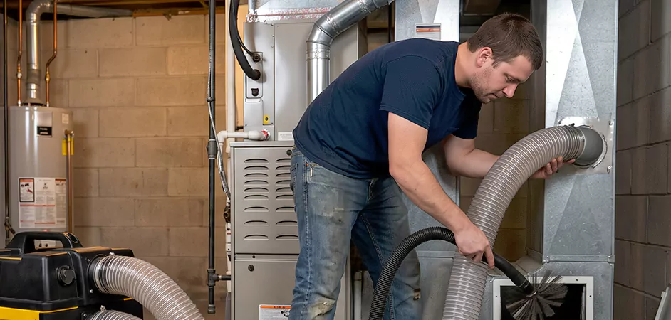 Negative Pressure Duct Cleaning for Large and Long Duct Systems in Middletown