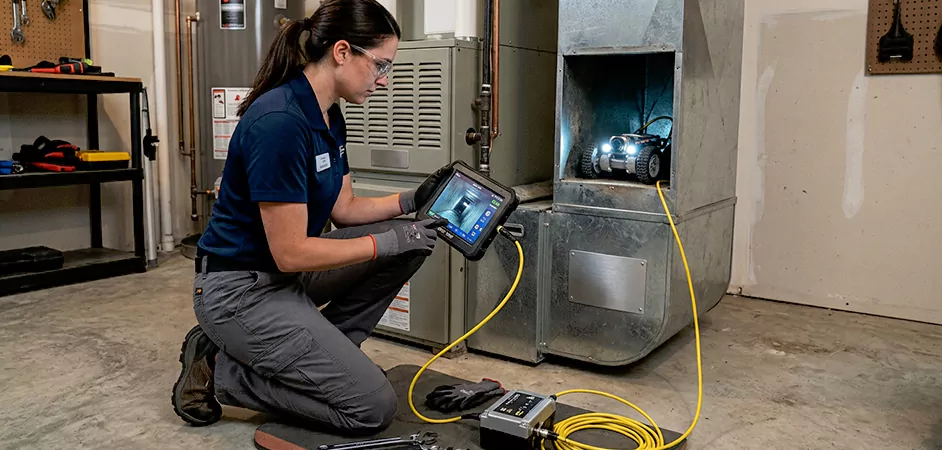 Robotic Duct Inspection in Middletown