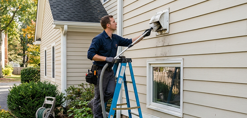 Exterior Vent Cap Cleaning in Middletown